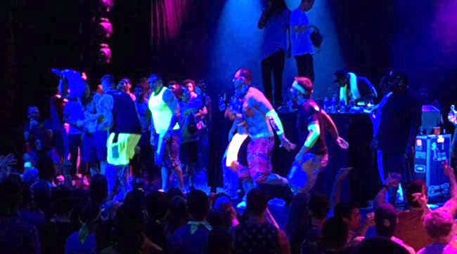 A stage full of Gronks.